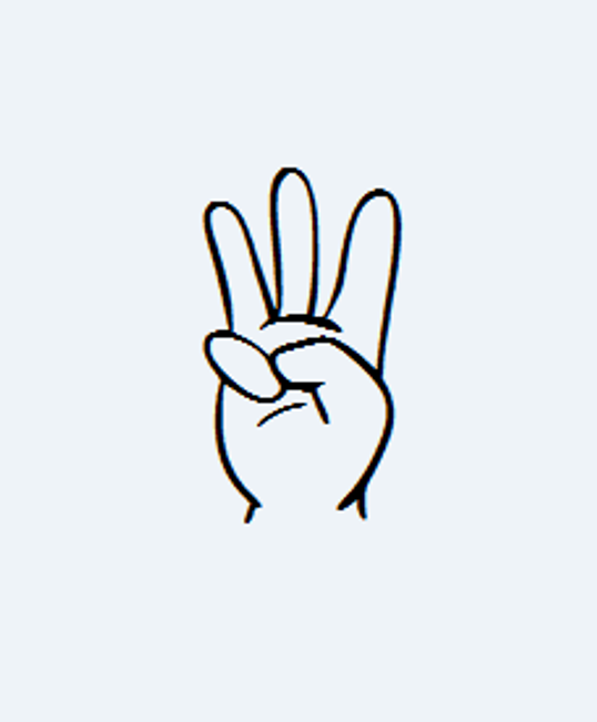 W em Língua de Sinais